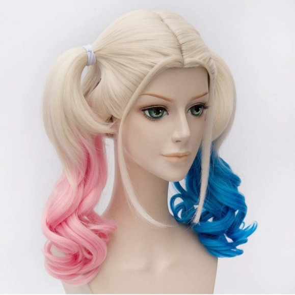 Blonde Wig Cosplay Halloween Women's Ponytail New - Picture 2 of 4